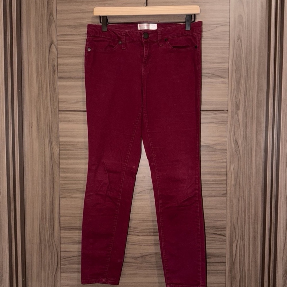 No Boundaries Women's Red Jeans